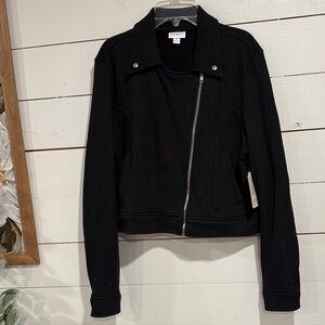 LuLaRoe Black Moto Jacket